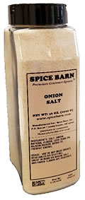 Onion Salt Quart Container.